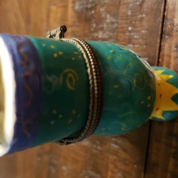 Small Trinket box shoe with roses - Picture 4 of 6